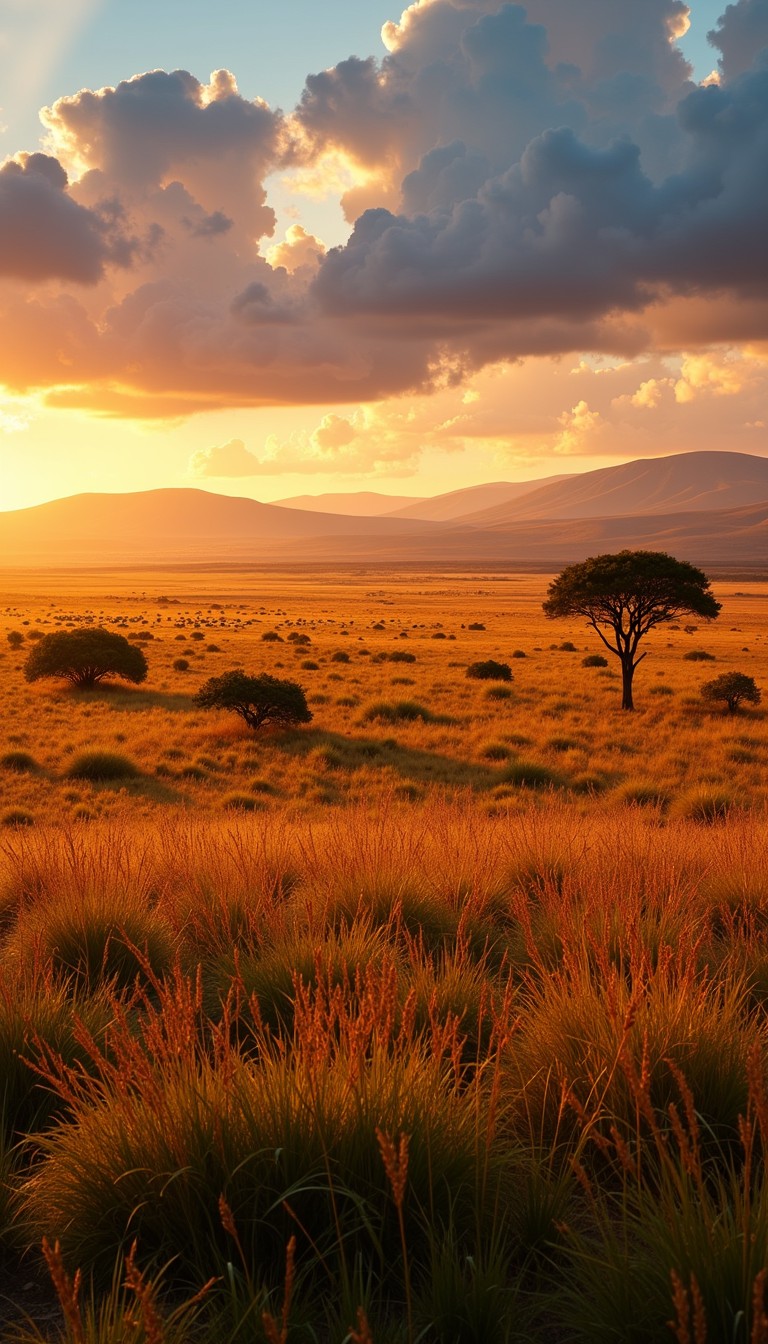 stockcake golden savanna sunset 2576637 standard
