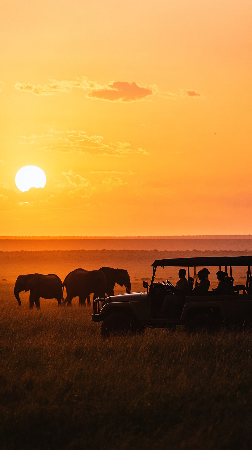 stockcake sunset safari adventure 1338322 standard